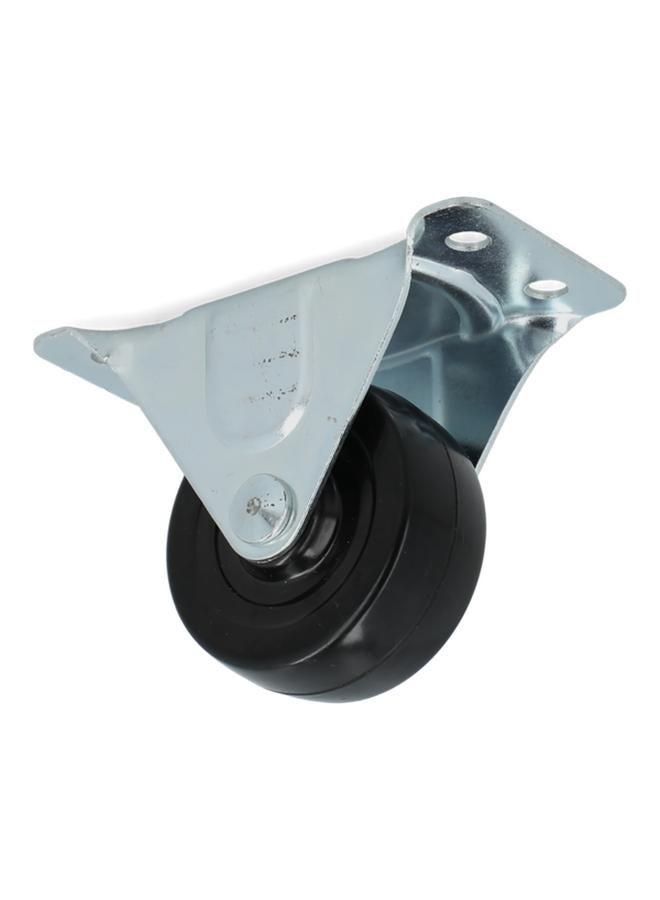 ACE Plate High-Quality and Durable Swivel Caster Silver and Black 31-25000000-22100C - Image 3
