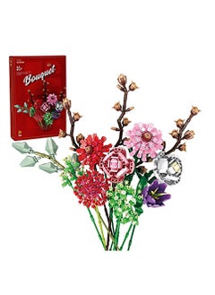 KASTWAVE Flower Bouquet Building kit, 12 Flowers Sets STEM Educational Activity Preschool Toys for Teens Kids Artificial Botanical Collection Building Block Toy Home Decoration Birthday(1273PCS)  - Image 1