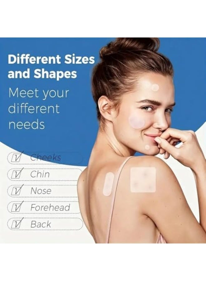 Acne patch Pimple Patches – 6 Sheets 5 Sizes (208 Count) Hydrocolloid Acne Spot Treatment Stickers | Day & Night Invisible Cover Patches | Fragrance-Free, Preservative-Free, Suitable for All Skin Types - Image 3