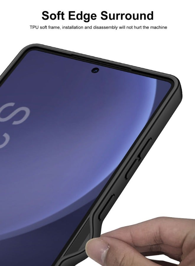 GKK Samsung Galaxy S25 Ultra Case, Slim Liquid Silicone Skin Feeling Case for Samsung S25 Ultra, Anti-Drop Shockproof, Anti-Yellowing, Anti-Scratch Slim Case Cover for Galaxy S25 Ultra 6.9 inch, Black - Image 4