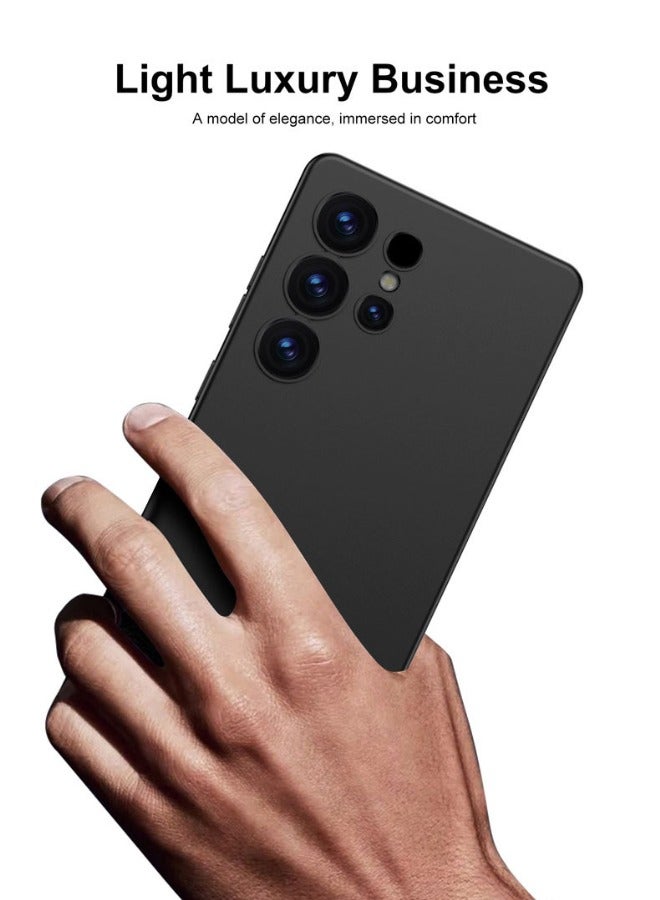 GKK Samsung Galaxy S25 Ultra Case, Slim Liquid Silicone Skin Feeling Case for Samsung S25 Ultra, Anti-Drop Shockproof, Anti-Yellowing, Anti-Scratch Slim Case Cover for Galaxy S25 Ultra 6.9 inch, Black - Image 5