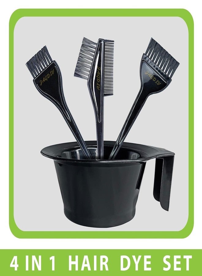 JAGDIV Professional Use Hair Coloring Dyeing Kit Brush with Bowl,Double Ended Extra Applicator Brushes, Reusable, Easy to Clean Tools for Salon Style Hair Color at Home - Image 4