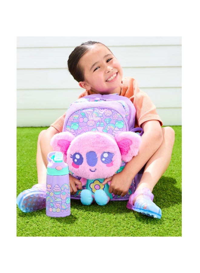 Smiggle Cute Kids Backpack with Detachable Plush Doll, 36*28*13cm Lightweight Spacious School Bag for Girls Daily Study Travel - Image 4