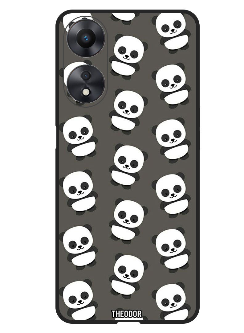 Theodor Protective Case Anti Scratch Shock Proof Bumper Cover For Oppo A98 Panda - Image 1