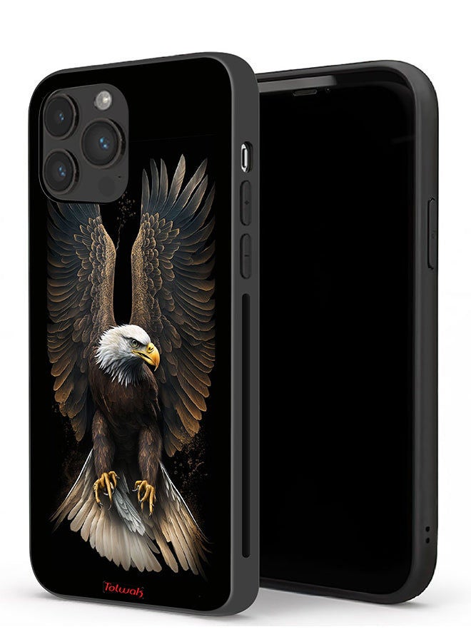 Tolwak Apple iPhone 13 Pro Protective Case Eagle Spread Wings - Image 1