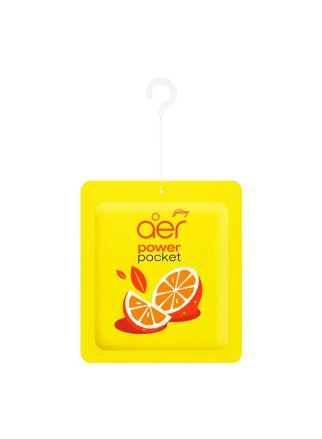 Godrej Aer Godrej Power Pocket Air Freshener Lemon Tangy Delight 10g - Image 1
