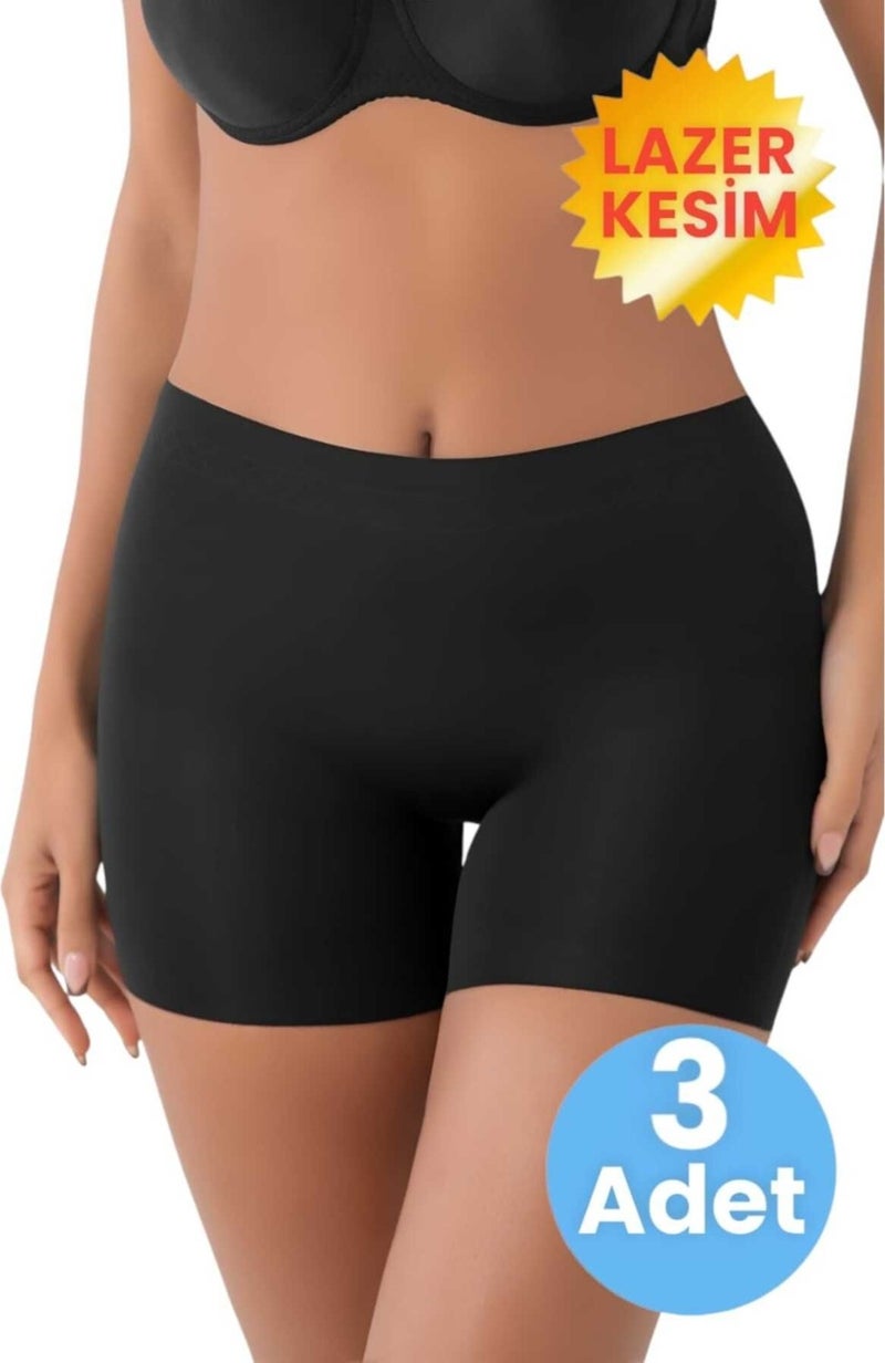 Tezzgelsin Women Laser Cut High Waist Boxer Corset 3 Piece Set - Image 5