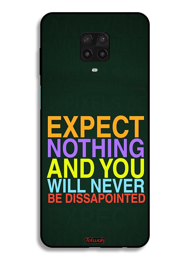 Xiaomi Redmi Note 9 Pro Protective Case Cover Expect Nothing And You Will Never Be Disappointed