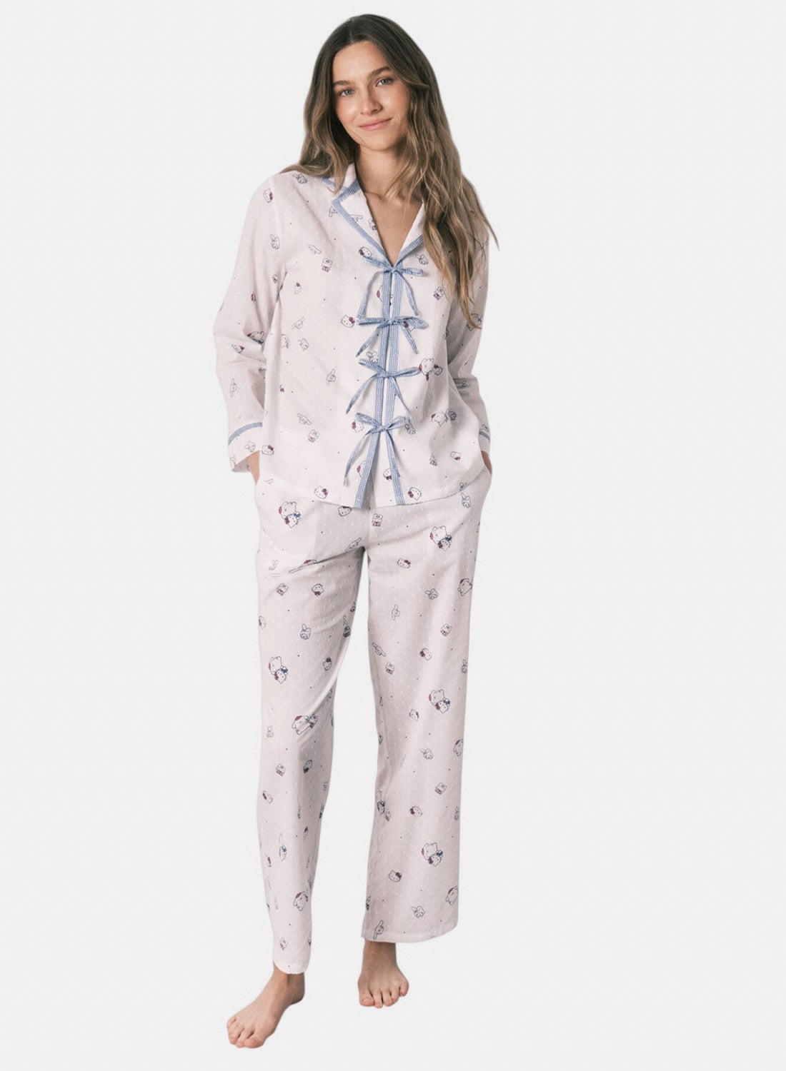 Cotton Classic Long Pyjamas HELLO KITTY