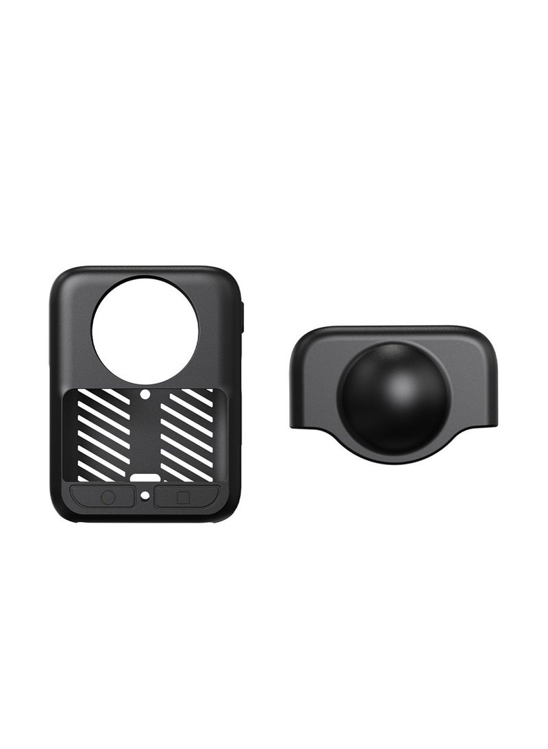 general For DJI OSMO 360 Sports Camera Accessory Kit Body Silicone Case + Lens Shield - Image 1
