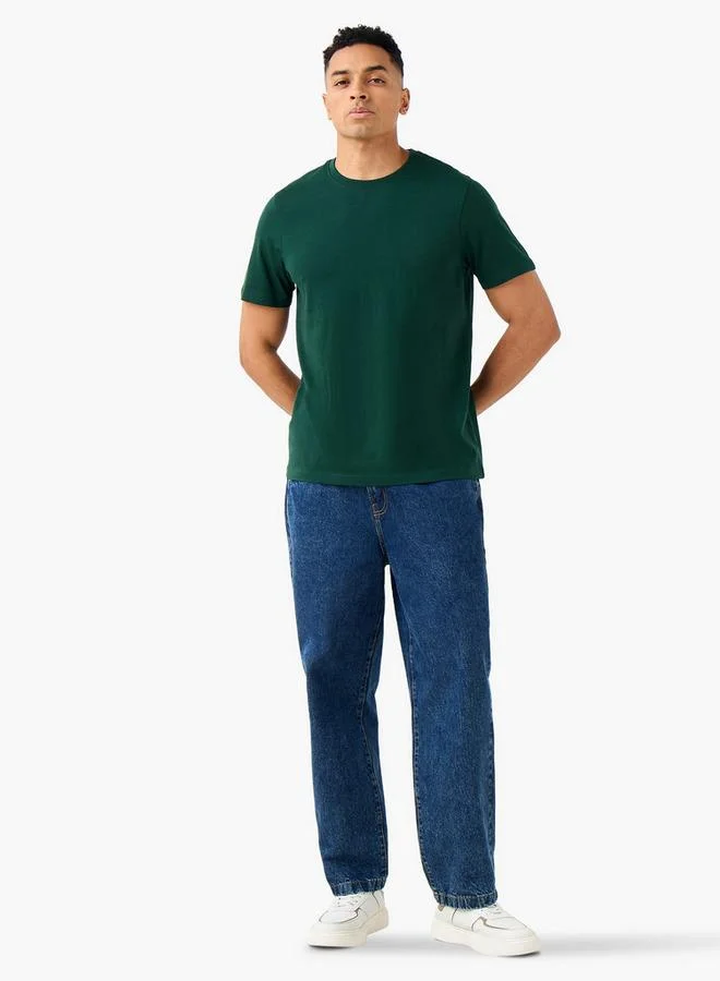 Splash FAV Men Regular Fit Crew Neck Short Sleeves T-shirt