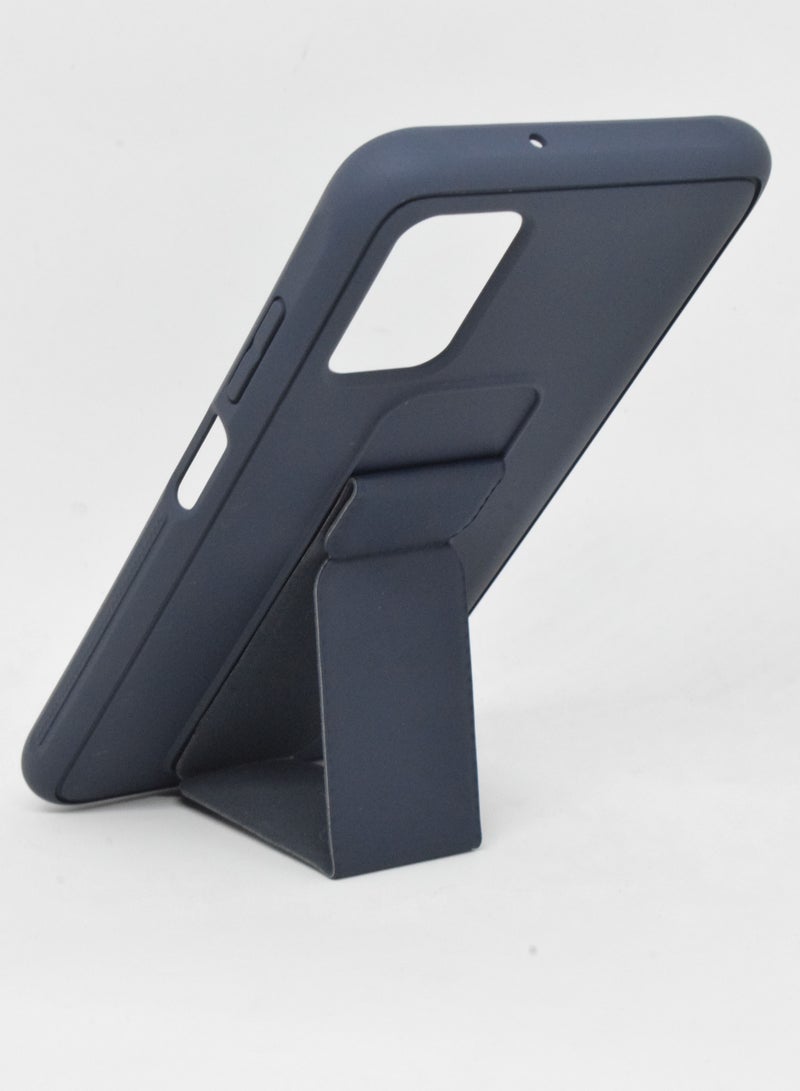 BORTONY Galaxy A03s with Magnetic Stand & Holder, Premium Silicone Hand Strap Grip, Car Mount Kickstand And Finger Grip Case Cover For Samsung Galaxy A03s - Image 3
