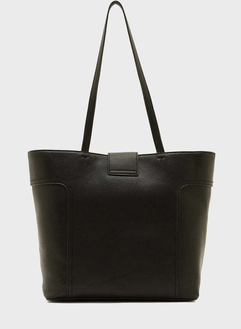 RoccoBarocco Zip Closure Tote