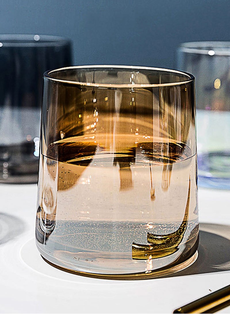 6-Piece Transparent 250Ml Trapezoid Glass Coffee Cups – High Borosilicate Brown Drinking Glasses For Coffee, Beverage & Daily Use - Image 4