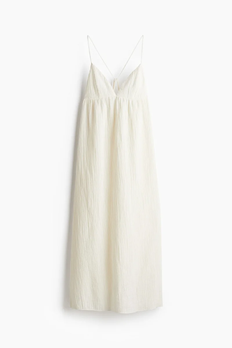 H&M Tie-detail maxi dress