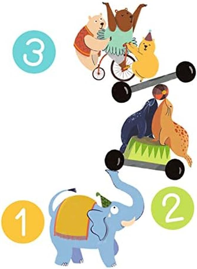 Clementoni Young Learners Numbers And Animals Eduction Toy For Age 3 Years Plus Years Old - Image 2