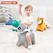 EVERICH TOY Bouncy Dog Hopper Toys for Toddlers Bouncy Horse Animals Inflatable Ride on Bouncer Hopping Gifts for Boys Girls 18 Months 2 3 4 5 6 Years Old - Image 4