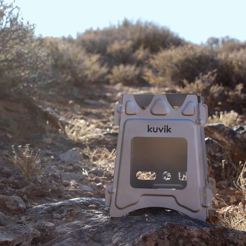 Kuvik Titanium Wood Stove - Ultralight and Compact Stove for Backpacking, Camping, and Survival - Image 5
