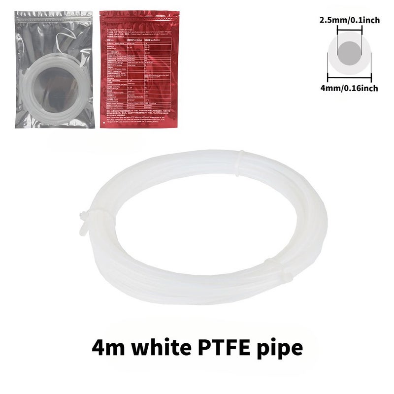 أنبوب PTFE لطابعة Bambu ثلاثية الأبعاد 157 48 بوصة أنبوب PTFE رمادي القطر الداخلي 2.5 مم القطر الخارجي 4 مم متوافق مع AMS X1 X1C P1P P1S A1 A1 Mini - Image 5
