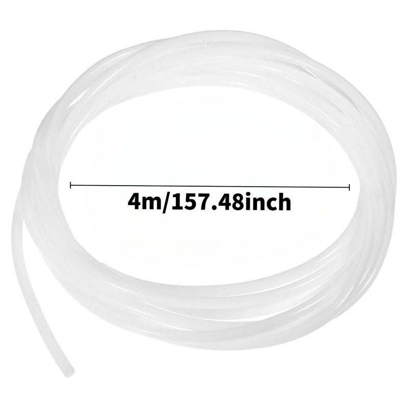 أنبوب PTFE لطابعة Bambu ثلاثية الأبعاد 157 48 بوصة أنبوب PTFE رمادي القطر الداخلي 2.5 مم القطر الخارجي 4 مم متوافق مع AMS X1 X1C P1P P1S A1 A1 Mini - Image 2