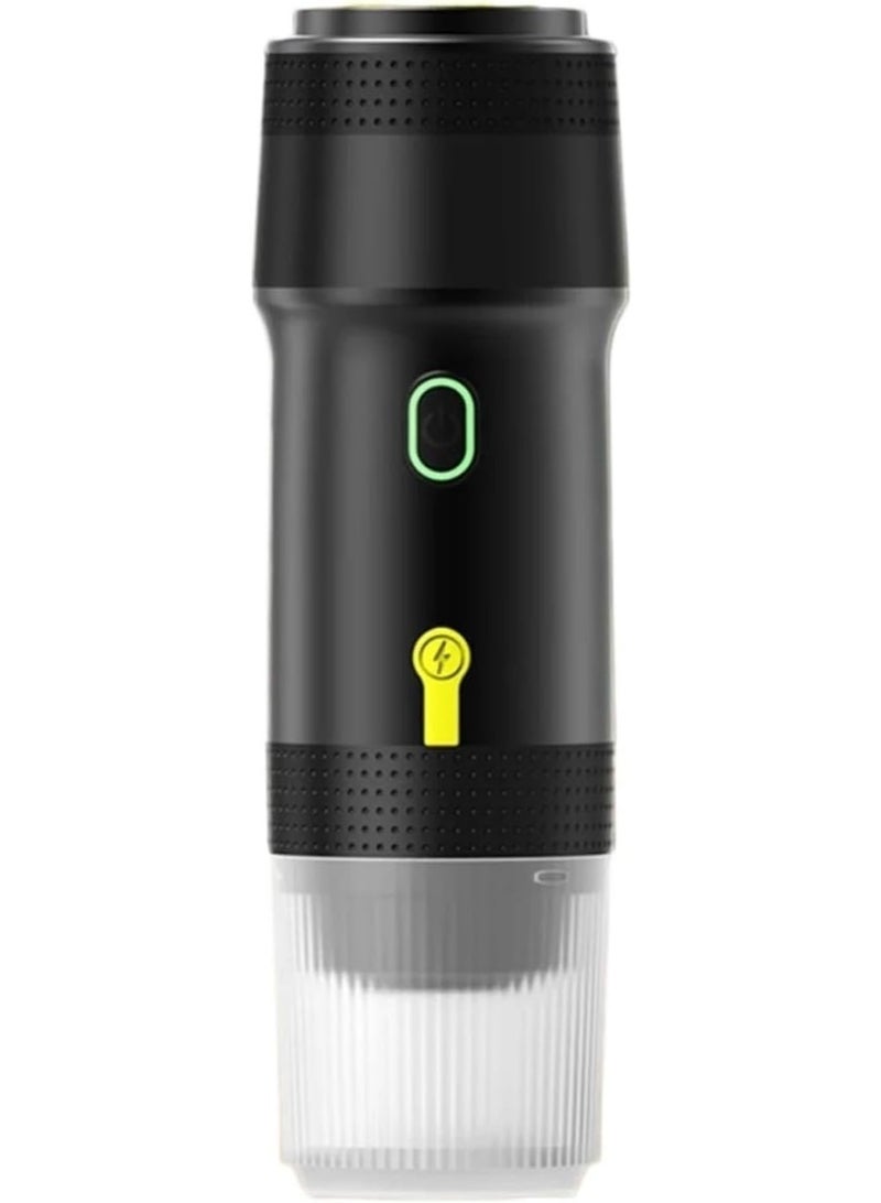 MUNTAQI Portable Coffee Maker – Mini Travel Espresso Machine, Manual & Battery Operated Compact Coffee Brewer, Compatible with Ground Coffee & Capsules – Ideal for Camping, Travel, Office & Outdoor Use - Image 2