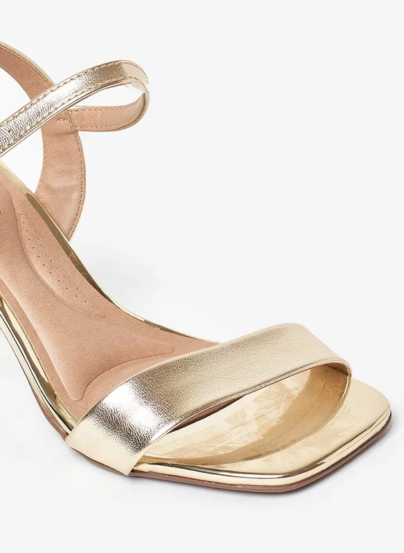 Beira Rio Beira Rio Ladies Party Sandals Golden | Made In Brazil