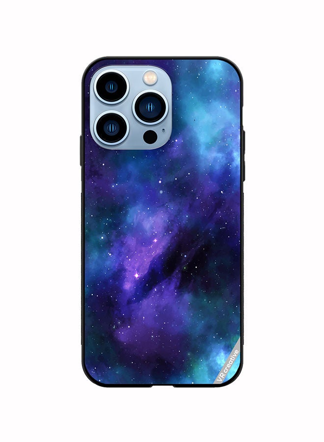 VR CREATIVE Protective Case Cover For Apple iPhone 13 Pro Galaxy Colorful Clouds Design Multicolour - Image 1