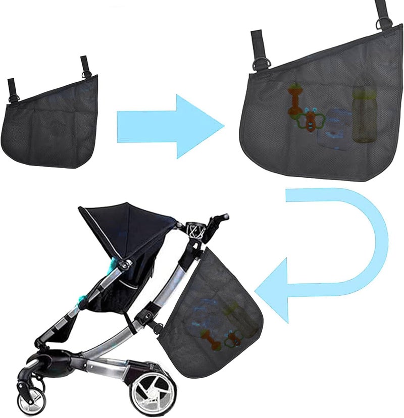 Elfzone Side Sling Stroller Storage Accessory - 2 Pack - Image 5