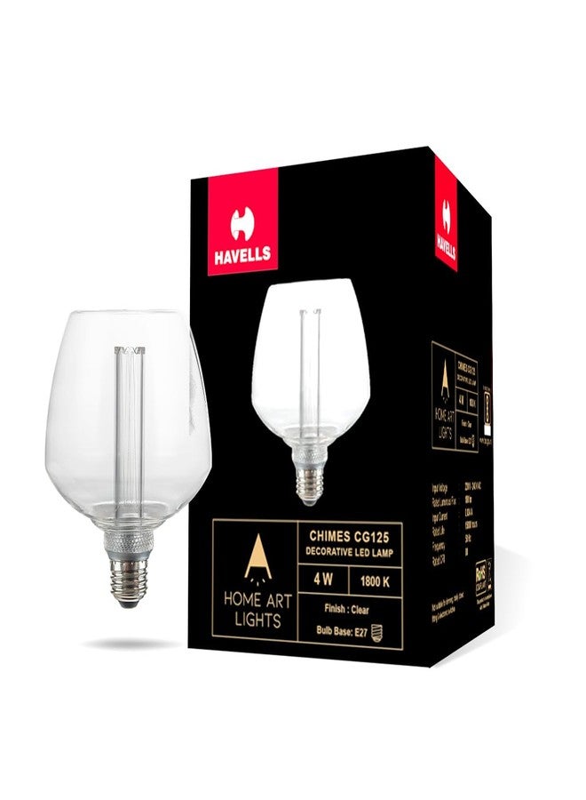 هافلز مصباح هافيلز LED زخرفي - أجراس CG125 شفاف 4 واط 1800 كلفن E27 - Image 1