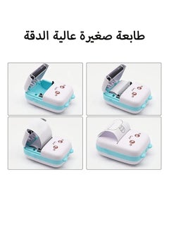 Generic Mini Printer Cute Cartoon Set Portable Thermal Printer Mini Photo Printer Portable Inkless Printer  - Image 5