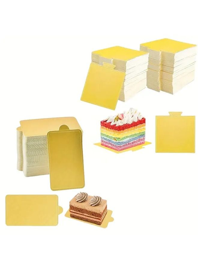 50 Pack 3 54 Inch Square Disposable Grease Proof Cake Boards For Desserts - Image 1