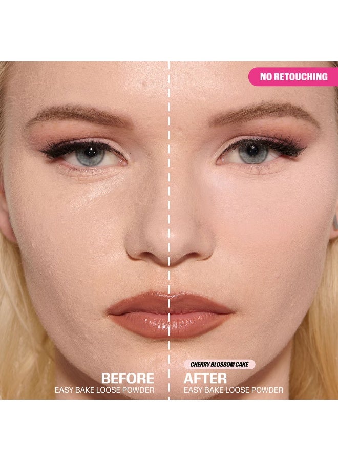 Houda Huda Beauty Easy Bake Loose Powder - Cherry Blossom Cake - Image 3