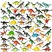 OuMuaMua Dinosaur Toys Plastic Mini Dinosaurs Figures Toys Set Dinosaur Birthday Party Favors Dinsaur Cupcake Toppers for Kids and Boys 78 Pcs Upgrade Dinosaurs - Image 3