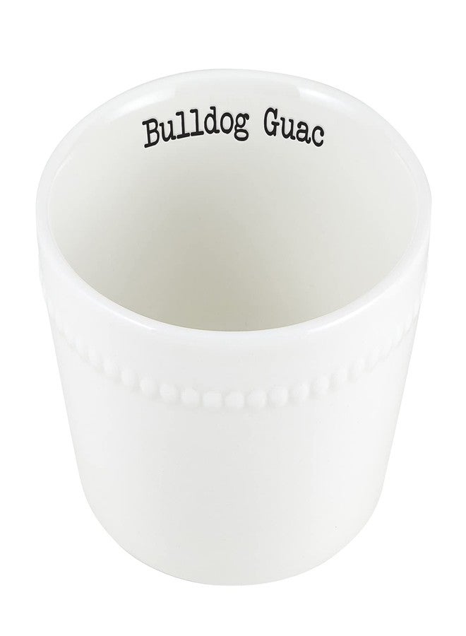 47th & Main Football Themed Ceramic Serveware, Salsa & Guacamole Bowls, Georgia Bulldogs - Image 3