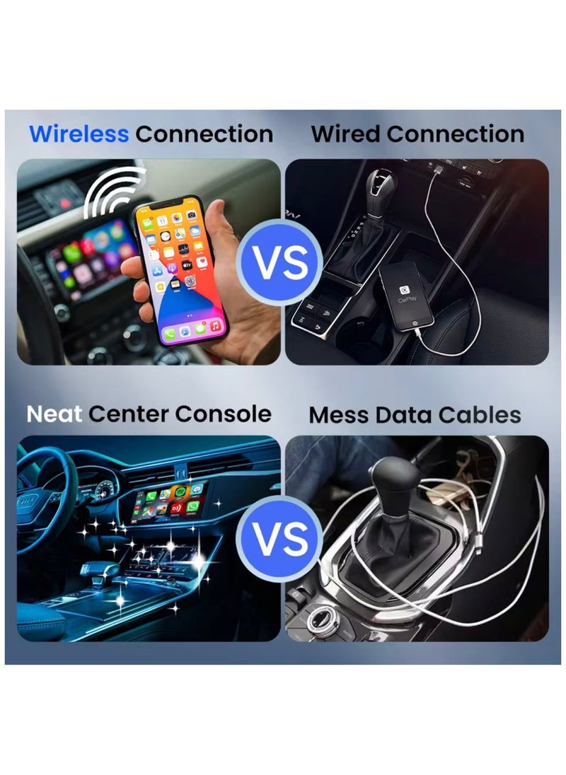 Carlinkit - Carlinkit 5.0 SE Pro Wireless Android Auto & CarPlay Adapter,Convert Wired to Wireless for OEM Vehicles (Model Year: 2015 to 2025) Compatible with Wired CarPlay & Android Auto Cars - Image 1