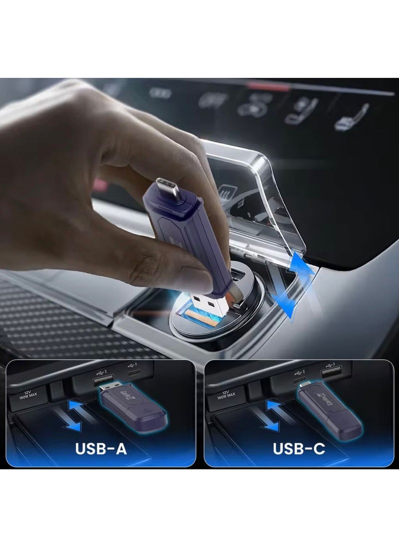 Carlinkit - Carlinkit 5.0 SE Pro Wireless Android Auto & CarPlay Adapter,Convert Wired to Wireless for OEM Vehicles (Model Year: 2015 to 2025) Compatible with Wired CarPlay & Android Auto Cars - Image 1