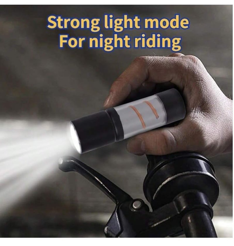 ZURATO Multifunctional Rechargeable Camping Hiking Travelling Torch Lights Latern, Mini Pocket Flashlights Waterproof Outdoor Atmospheres Lights (Small: 2.8 * 9.5 cm) - Image 5