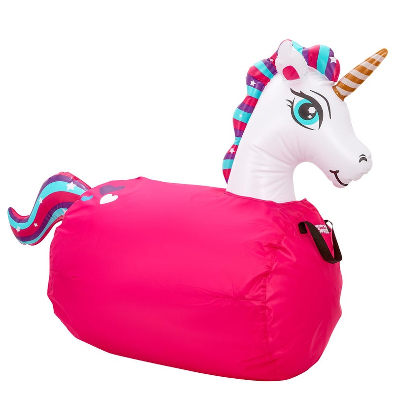 Waddle Large Inflatable Bouncy Hopper - Ride On, Indoor, Outdoor Toys, Bouncy Horse, Toys for Girls and Boys, Durable, Unicorn Toys for Girls, Kids, Adult Toys, Up to 250lbs, Ages 5 and Up (Unicorn) - Image 1