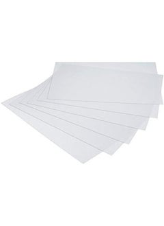 Kuber Industries 6 Pieces Pvc Refrigerator Fridge Multipurpose Drawer Mat Set White 48  - Image 2