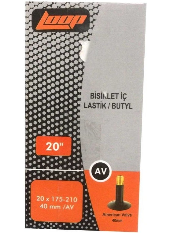 Loop 20X1.75 - 2.10 Bicycle Inner Tube 20 Inc 