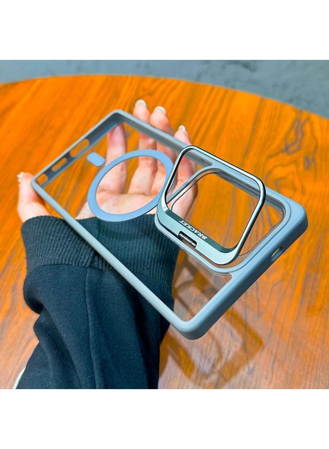 Purple Phone Case For Samsung Galaxy S24 Ultra With Lens Holder And Wireless Charging - Image 3