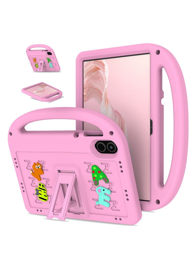 general Kids Case Compatible with Honor Pad X8a / X9 11 Inch 2024, EVA Silicone Shockproof Handle Kids Friendly Cover with Foldable Stand Cover with Pen Slot