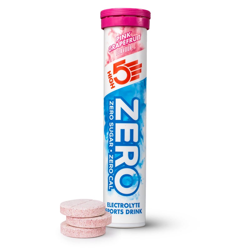 High5 Zero Electrolyte Tablet - Hydration Tablets Enhanced with Vitamin C - 0 Calories & Sugar Free - Boost Hydration, Performance & Wellness - Pink Grapefruit, 20 Tablets (20x, Pack of 1) - Image 1