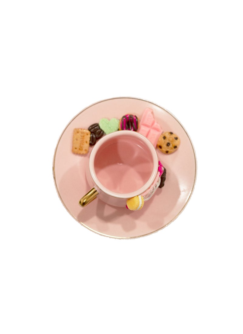 Paragon - A Porcelain heat resistant handmade coffee cup named Fatima. - Image 1