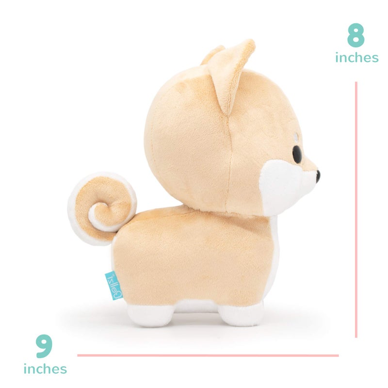 Bellzi Shiba Stuffed Animal  Soft Cute Stuffed Creamy White Dog Plush Toy  Plushies and Gifts for All Ages Kids Babies Toddlers  Shibi - Image 3