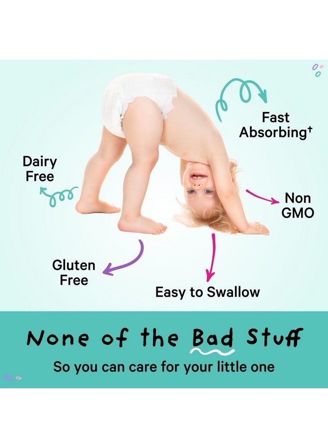 بينك ستروك قطرات بروبيوتيك للأطفال من بينك ستورك، بروبيوتيك للأطفال حديثي الولادة والرضع والأطفال الصغار للمساعدة في الهضم ودعم الإمساك، أساسيات حديثي الولادة - 1 أونصة سائلة، كمية تكفي شهرين - Image 4