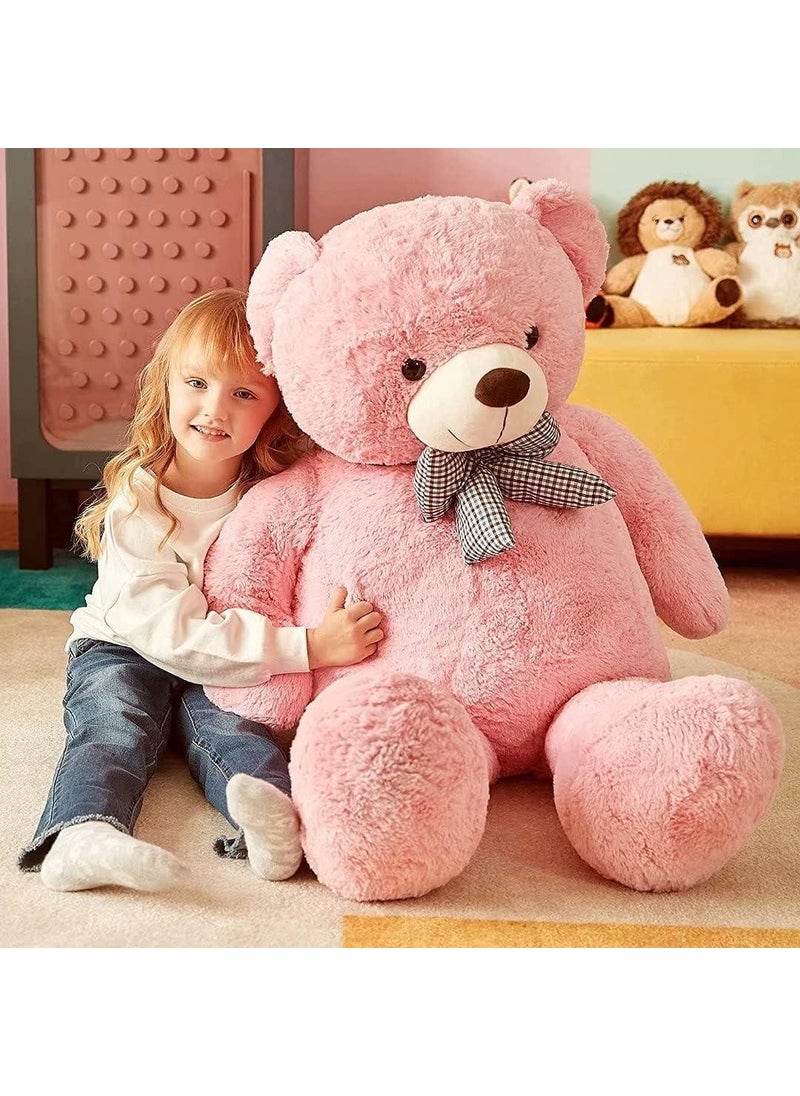 SOLE - Special for Lovers - 140 Cm Giant Size Cute Plush Big Bear with Bow Tie - 100% Local, Plush Teddy Bear - Image 1