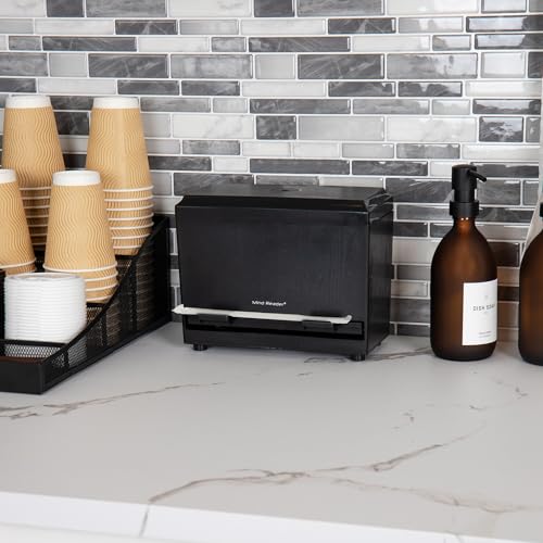 Mind Reader حامل مصاصات مايند ريدر، حامل أقلام، ضرورة في الفصول الدراسية، إمدادات المطاعم، بلاستيك، 9.25"L x 4.5"W x 7.5"H، أسود - Image 2