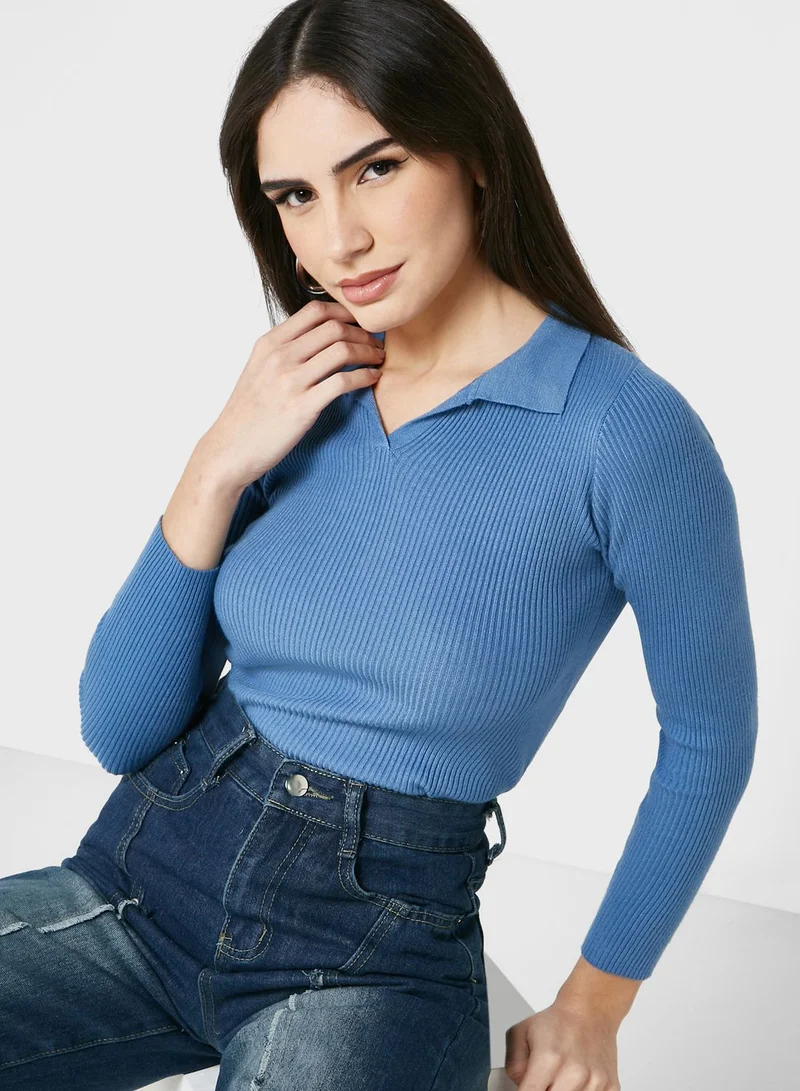 Ginger Polo Neck Sweater
