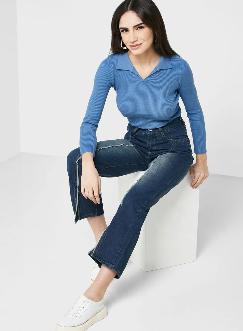 Ginger Polo Neck Sweater